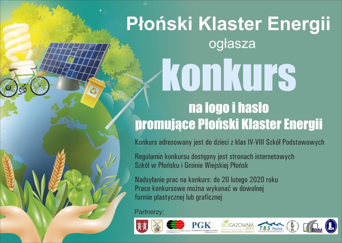 Konkurs na logo i hasło promujące Płoński Klaster Energii